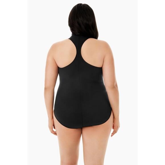 Magicsuit 18W Coco Underwire One-Piece Black Scuba Swimsuit NWOT - Picture 3 of 5